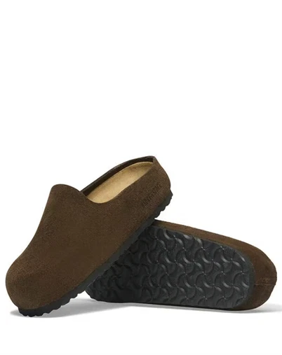 Birkenstock - Amsterdam Wrapped Suede Leather Sandal - Carafe